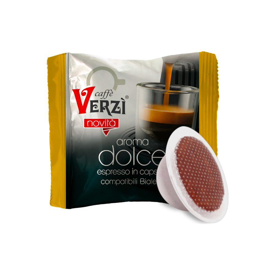 Caffè Verzì Aroma Dolce - 100 Capsule compatibili Bialetti® - Espressoart  Coffee Store